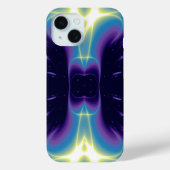 BLAUWE PAARSE WIT LICHTWAVES Case-Mate iPhone CASE (Achterkant)