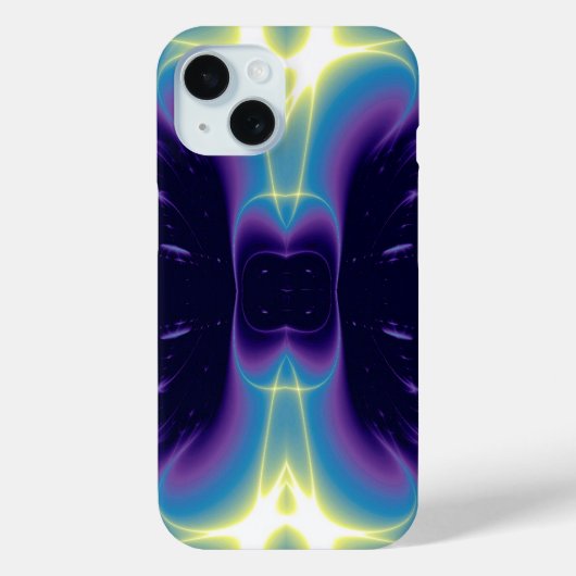 BLAUWE PAARSE WIT LICHTWAVES Case-Mate iPhone CASE (Achterkant)