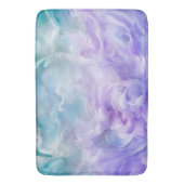 Blauwe & paarse wolkenwerveling badmat (Voorkant Verticaal)