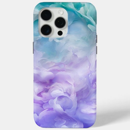 Blauwe & paarse wolkenwerveling Case-Mate iPhone case (Achterkant)