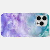 Blauwe & paarse wolkenwerveling Case-Mate iPhone case (Achterkant (horizontaal))