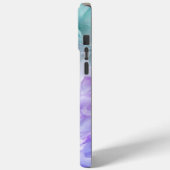 Blauwe & paarse wolkenwerveling Case-Mate iPhone case (Achterkant / Links)