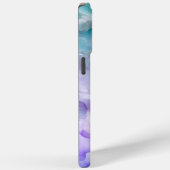 Blauwe & paarse wolkenwerveling Case-Mate iPhone case (Achterkant / Rechts)