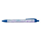 Blauwe & paarse wolkenwerveling inkt pen (Bovenkant)