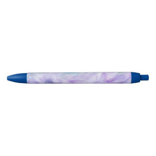 Blauwe & paarse wolkenwerveling inkt pen