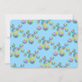 Blauwe Paarse zeemeervis in de Oostzee Kaart (Achterkant)