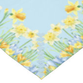 Blauwe paasbloemen tafelkleed (Gekanteld)