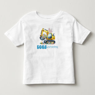 Blauwe Paaseieren-Cavator Bunny Kinder Shirts