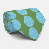 Blauwe paaseieren stropdas (Opgerold)