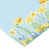 Blauwe paaslentekort korte tafelloper (Hoek)