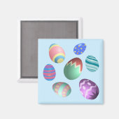 Blauwe paasmakreel paasmakreel magneet (Voorkant / Achterkant)