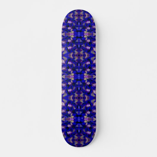 Blauwe paddenstoel skateboard (Voorkant)