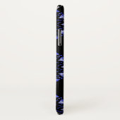 blauwe paisley apple iphone hoesje (Achterkant / rechts)