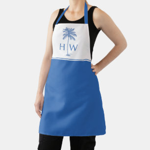 Blauwe Palm Palmetto Boom Monogram Schort