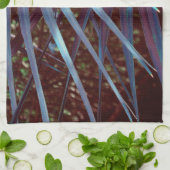 Blauwe Palmetto Droom Theedoek (Gevouwen)