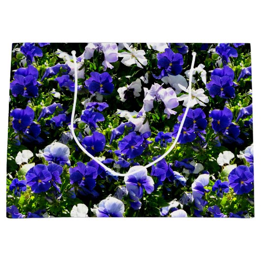 Blauwe panelen large cadeautasje (Voorkant)