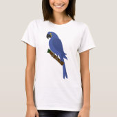 Blauwe papaver t-shirt (Voorkant)