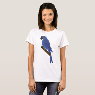 Blauwe papaver t-shirt