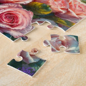 Blauwe papegaai en baby's legpuzzel (Zijkant)