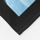Blauwe papegaai fleece deken (Hoek)