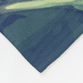 Blauwe Papegaai Fleece Deken (Hoek)