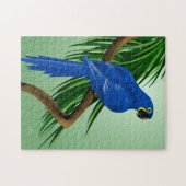 Blauwe papegaai - Hyacinth Macaws Legpuzzel (Horizontaal)