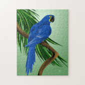Blauwe papegaai - Hyacinth Macaws Legpuzzel (Verticaal)