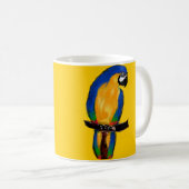 Blauwe Papegaai Koffiemok (Voorkant rechts)