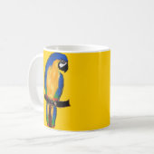Blauwe Papegaai Koffiemok (Voorkant links)