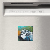 Blauwe papegaai magneet (Insitu (Vaatwasser))