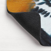 Blauwe papegaai muismat (Hoek)