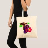 Blauwe papegaai tote bag (Voorkant (product))