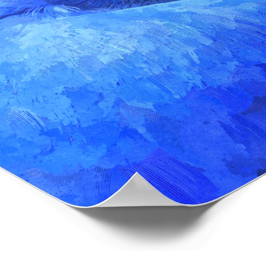 Blauwe papegaaien poster (Hoek)