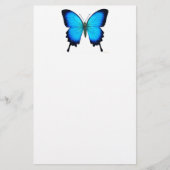 Blauwe papierbakkerij briefpapier (Voorkant)