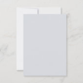 Blauwe Parel Art Deco Save The Date Kaart (Achterkant)