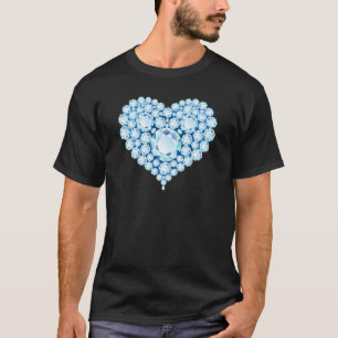 Blauwe Pareltjes voor het hart T-shirt