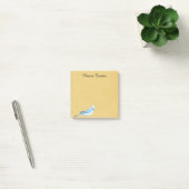 Blauwe parkiet met partijPet 3"x3" Post-it® notes (Kantoor)