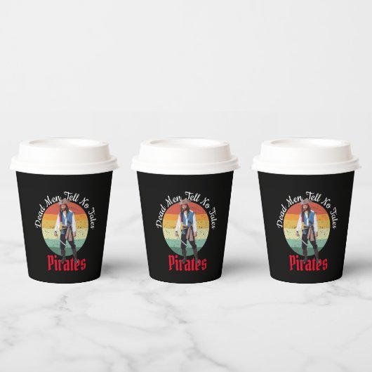 Blauwe Partij Piratenpapierbekertjes Papieren Bekers (Multi)