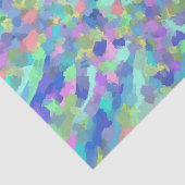 Blauwe pasta tissuepapier (Detail)