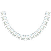 Blauwe pastel vlinder fee eerste verjaardag - vlaggetjes (Alle)