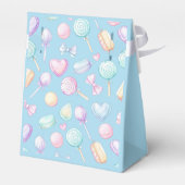 Blauwe pastelballon en hart gunstbox bedankdoosjes (Achterkant)