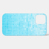 Blauwe pastelkeramische tegels, abstract Case-Mate iPhone case (Achterkant (horizontaal))