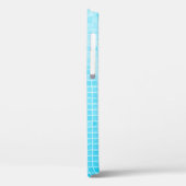 Blauwe pastelkeramische tegels, abstract Case-Mate iPhone case (Achterkant / Links)