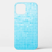 Blauwe pastelkeramische tegels, abstract Case-Mate iPhone case (Achterkant)