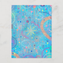 Blauwe Pastels Droom Abstract 