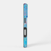 Blauwe Pastels Droom Abstract iPhone 16 Hoesje (Rechterkant)
