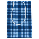 BLAUWE PATROON MEDIUM CADEAUZAKJE (Voorkant)