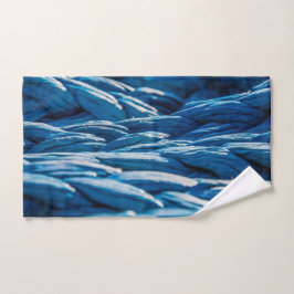 Blauwe paus bad handdoek