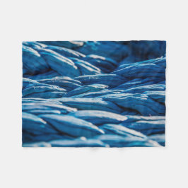 Blauwe paus fleece deken