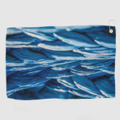 Blauwe paus golfhanddoek (Horizontaal)